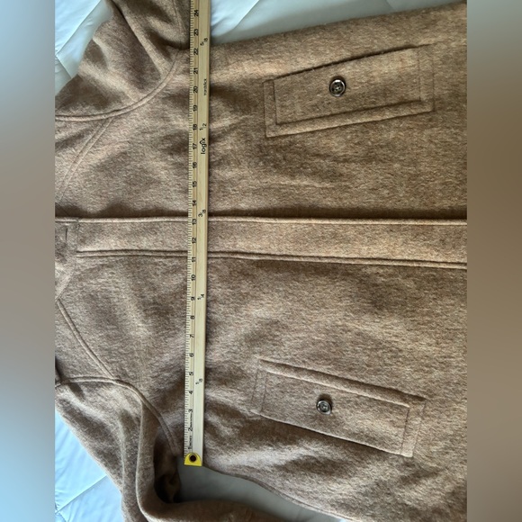 CHICOS Boiled Wool Camel Jacket, with a FREE Wool Scarf as a Bonus! - Picture 14 of 16